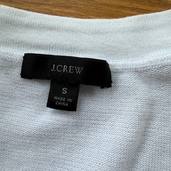 J.Crew White Button-Down Cardigan Crisp White Women’s Small - Picture 2 of 7